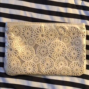 🎉SALE🎉 Gold floral small Sephora makeup pouch
